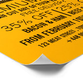 カントリーサンセット、農家&ブッチャー広告ズ ポスター (角)