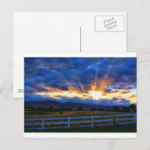 カントリーサンビームレイサンセット ポストカード (正面/裏面)