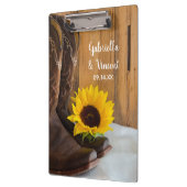 カントリーサンフラワーウェスタン結婚ズの計画 クリップボード (左)