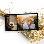 カントリーサンフラワーウエスタンバ結婚ンズセピア セーブザデート