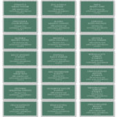 カントリーサンフラワーコーディネートゲスト住所 シール (正面)