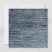 カントリーサンフラワーズブルージーンズブライダルシャワー 招待状 (裏面)