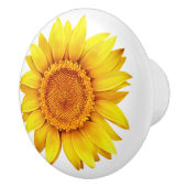 カントリーサンフラワーデザイン セラミックノブ (右)