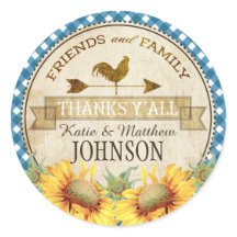 カントリーサンフラワーブルーギンガムチェック