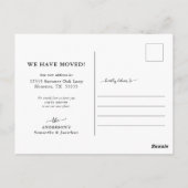 カントリーサンフラワー引っ越しました新住所 ポストカード (裏面)