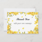 カントリーサンフラワー春 サンキューカード (正面)