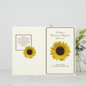 カントリーサンフラワー結婚式 プログラム (スタンド正面)