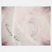 カントリーシかわいらしックデザイン フリースブランケット (正面(横))