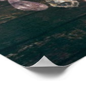 カントリーシックなバーンウッド素朴ヴィンテージシャンデリア ポスター (角)