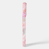 カントリーシックなピンクのサンゴの水の色の夏のフローラC Case-Mate iPhoneケース (裏面 / 右)