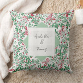 カントリーシックなミスタントウの水の色の手絵を描形 クッション (ブランケット)