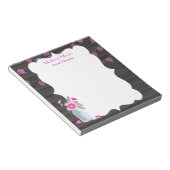 カントリーシックなライトストリングスイベントプランナー ノートパッド (アングル)