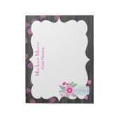 カントリーシックなライトストリングスイベントプランナー ノートパッド (回転)