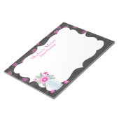 カントリーシックなライトストリングスイベントプランナー ノートパッド (アングル)