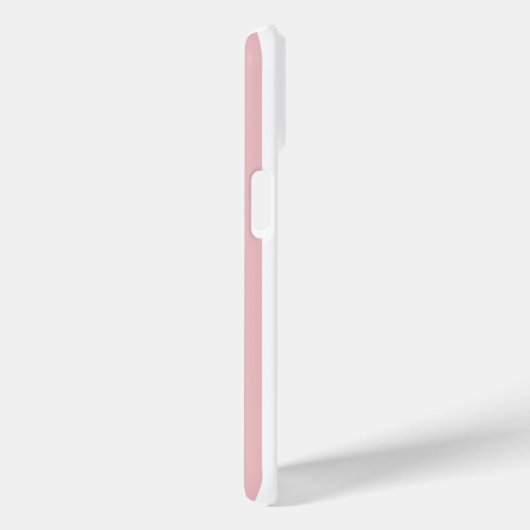 カントリーシックストライプのピンクローズブーケモノグラムの Case-Mate iPhoneケース (裏面 / 右)