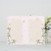 カントリーシックフローラ水玉模様ジャンクジャーナルページ (スタンド正面)