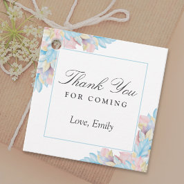 カントリーシックブライダルシャワーサンキュー来ズ フェイバータグ