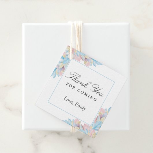 カントリーシックブライダルシャワーサンキュー来ズ フェイバータグ (インサイチュ)