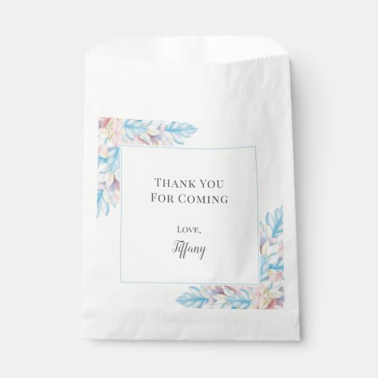 カントリーシックブライダルシャワーサンキュー来ズ フェイバーバッグ (正面)