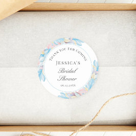 カントリーシックブライダルシャワーサンキュー来ズ ラウンドシール