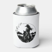 カントリーシックホース女性のカーボーイウェスタンエクエストリアン 缶クーラー (缶正面)