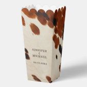 カントリーシック結婚ウェスタンのポップコーンビーフボックス フェイバーボックス (裏面)