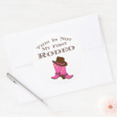 カントリーシック「これは私の最初のロデオではない」 ラウンドシール (封筒)