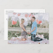 カントリーシック | セーブザデート インビテーションポストカード (正面/裏面)