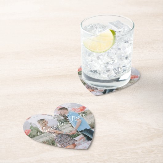 カントリーシック | フォトコースターの日付を保存 ペーパーコースター (インサイチュ)