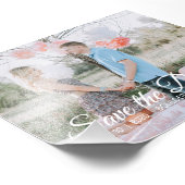 カントリーシック ||日付の正方形のフォトプリントを保存 フォトプリント            (角)