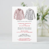 カントリーシャインスパイアツ |ゲイ結婚式招待状 セーブザデート (スタンド正面)