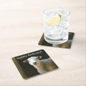 カントリーシープパーティー スクエアペーパーコースター (インサイチュ)