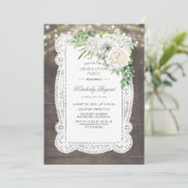 カントリーシ素朴ックフローラ卒業パーティー 招待状 (スタンド正面)