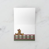 カントリージンジャーブレッドのギフトカード シーズンカード (内部)