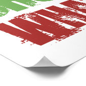 カントリースキーを横断する ポスター (角)