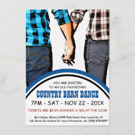 カントリースクエアダンス広告 招待状