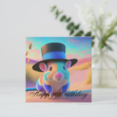 カントリースクワイアマウスハッピーバースデー カード (スタンド正面)