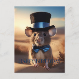 カントリースクワイアマウス お誕生日おめでとうございます ポストカード