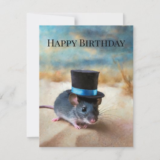 カントリースクワイア マウス お誕生日おめでとう (正面)
