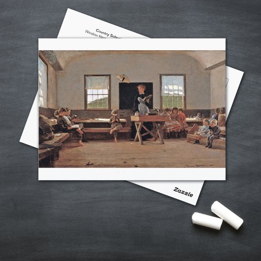 カントリースクールウィンズローホーマー ポストカード