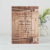 カントリースタイルの披露宴 招待状 (スタンド正面)