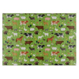 カントリースタイルガラス切断板 – キッチンデザイン カッティングボード