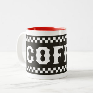 カントリースタイルコーヒーマグ ツートーンマグカップ