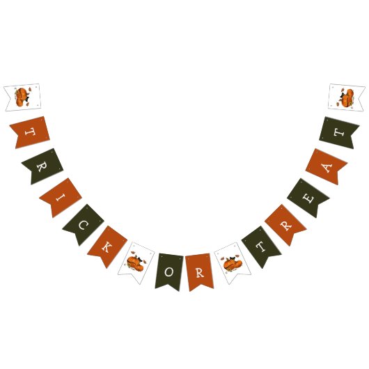 カントリースタイルハロウィーン バンティングフラッグ (全)