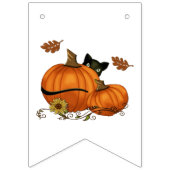 カントリースタイルハロウィーン バンティングフラッグ (第1の旗)