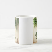 カントリースタイルファームハウスハーブラバーズマグ コーヒーマグカップ (中央)