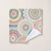 カントリースタイルマンダラス バスタオルセット (ウォッシュタオル)