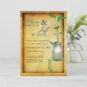 カントリースタイルメイソン·ジャしゃれているー 招待状 (スタンド正面)