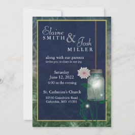 カントリースタイルメイソン·ジャしゃれているー 招待状