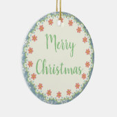 カントリースタイルメリークリスマスツリー/ギフトオーナメント セラミックオーナメント (右)